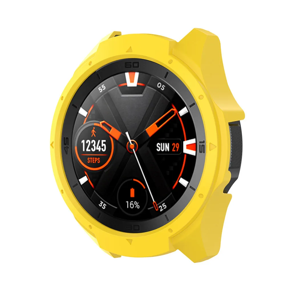 Смарт-часы защитный чехол силиконовый защитный чехол для Ticwatch S2 унисекс подарок для друга розовый синий