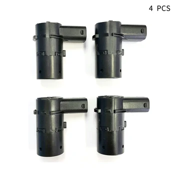 

4pcs 4F23 15K859 AA Durable Professional Tool Assist Parking Sensor Black Reverse Bumper Buzzer Car Easy Install PDC Backup ABS