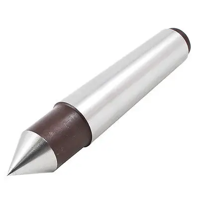 

Silver Tone Coffee Color Alloy Taper Tailstock Dead Center 0.9" Dia
