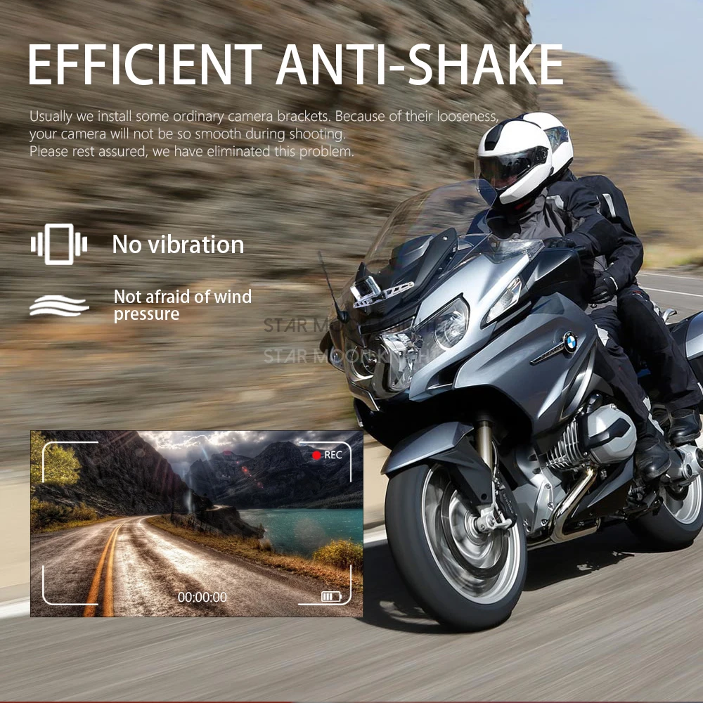 고프로 카메라 브래킷 캠랙용 오토바이 액세서리 레코더 홀더, BMW R1200RT R 1200 RT 2014 온 R1250RT R 1250 RT