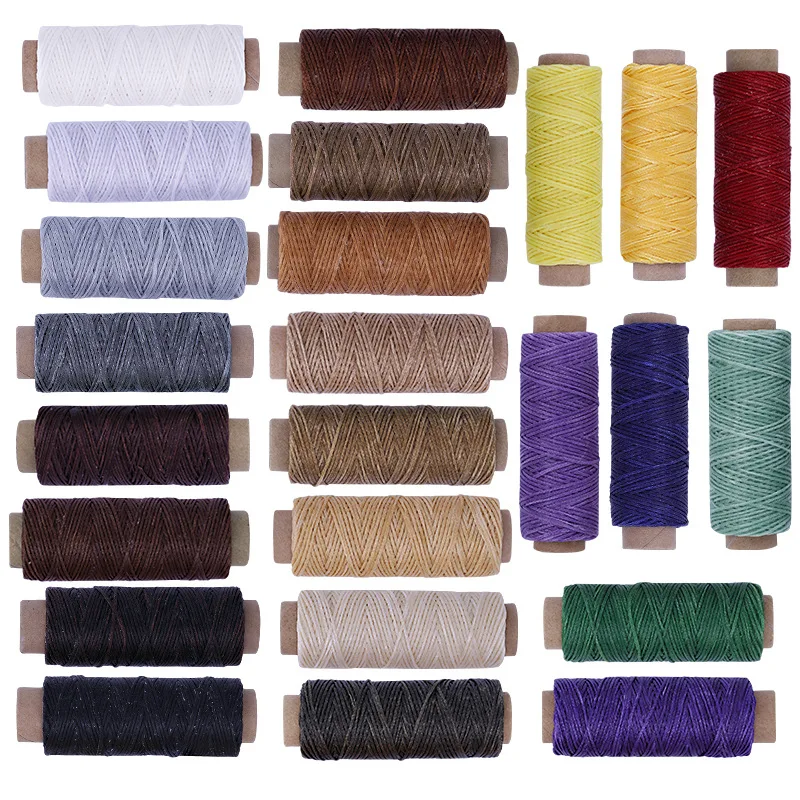24 цвета a-Sew кожа 150D цепочки из воска сшить плоский вощёный шнурок DIY