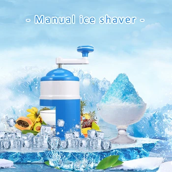 

Household Mini Easy Ice Shaver Crusher Handheld Snow Manual Crushing Ice Machine Fried Ice Machine