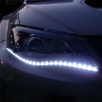 

White 30cm 15 SMD 3528 LED Strip Flexible Lights DC Holiday Lamp LED Light Tape Car Decorative Ribbon Lamp Waterproof