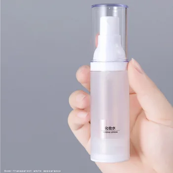 

15ml 30ml 50ml Transparent Airless Pump Vacuum Bottle Toiletries Container Refillable Plastic Dispenser Travel Cosmetic Bottles