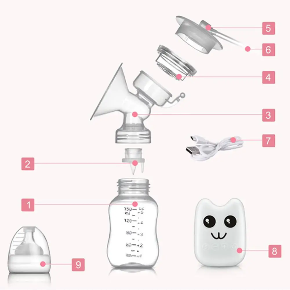 Kidlove Стандартный Cablier односторонний беременности и родам Электрический молокоотсос массаж накачки бутылка