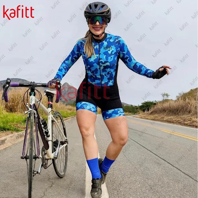 Kafitt Cycling Jersey Jersey Cycling Shorts Women Free Shipping Mountain  Bike Clothing Women's Jumpsuit 2021 Gentle wind Tights