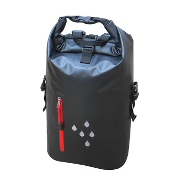 

Zipper Closure With Shoulder Straps Reflective Waterproof Storage Outdoor Sports Camping Adjustable Detachable PVC Dry Bag