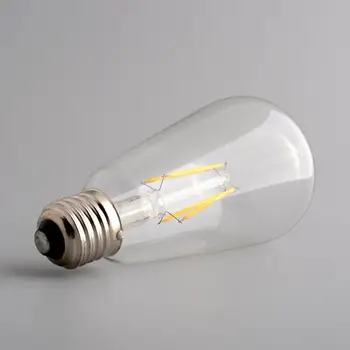 

Edison Bulb Light ST64 Filament Artistic Incandescent Bulb Office Useful Lamp Creative Exhibition Home