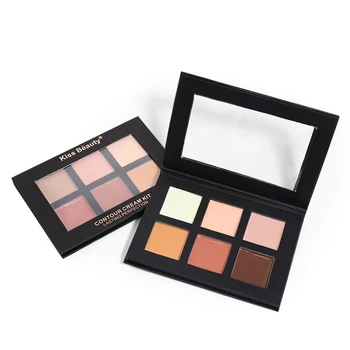 

6 Color Concealer New Brand Professional Concealer Facial Neutral Care Camouflage 15 Color Glitter Makeup Palette