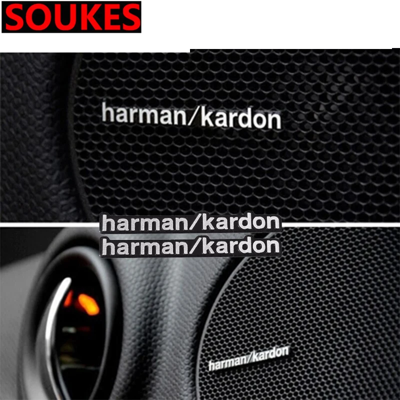 Автомобильный аудио наклейки на авто-Стайлинг Для Harman/Kardon для VW Polo Passat B5 CC GOLF 4 5 6
