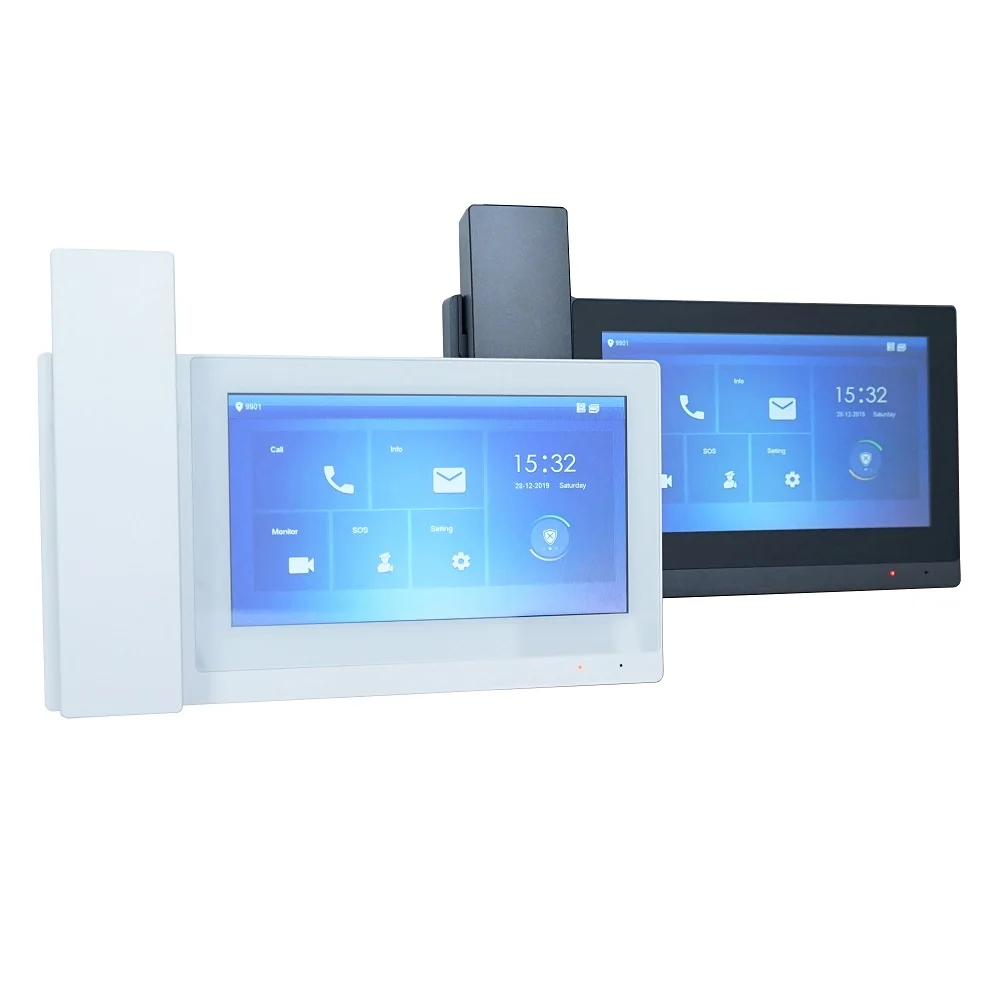 DH логотип VTH5221E/EW H 7 дюймов сенсорный внутренний монитор IP дверной звонок ручной