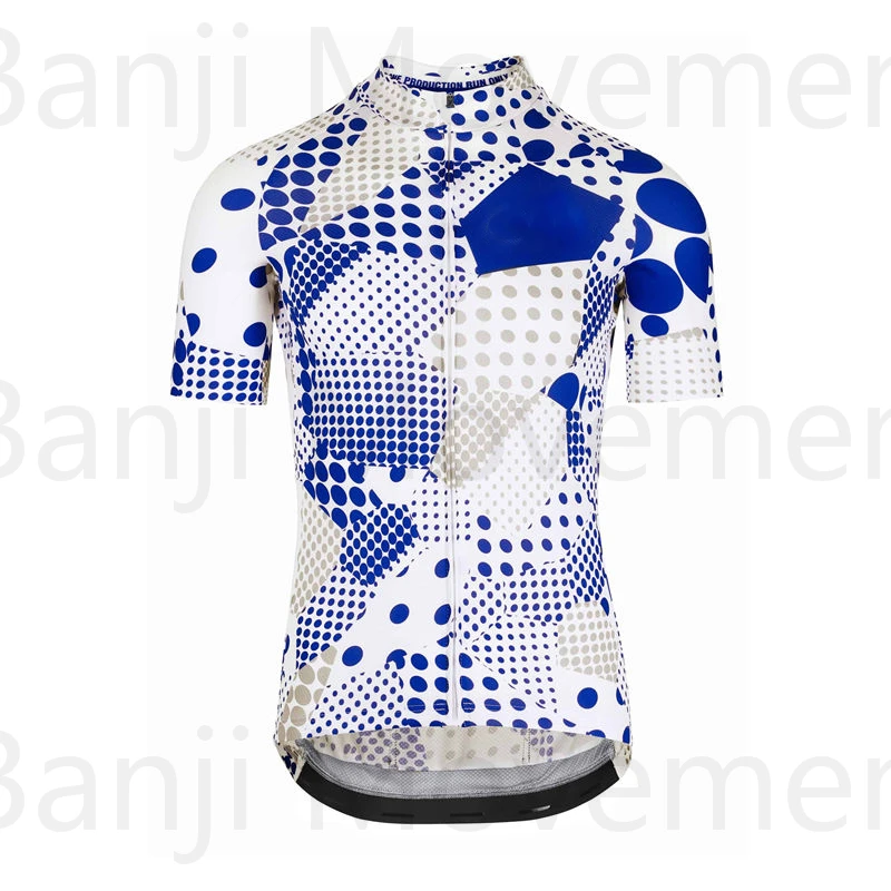 

High-grade Assos Short-sleeved Cycling Jersey Roa Ciclismo Bicycle Jersey MTB Uniform Men's Clothing Kendra Scotting Triathlon