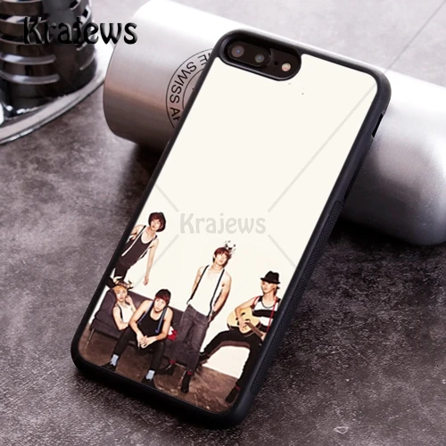 Krajedies SHINee KPOP Band резиновый чехол для телефона для iPhone X XR XS 11 Pro MAX 5 6 6S 7 8 Plus samsung Galaxy S7edge S8 S9 S10 - Цвет: 010