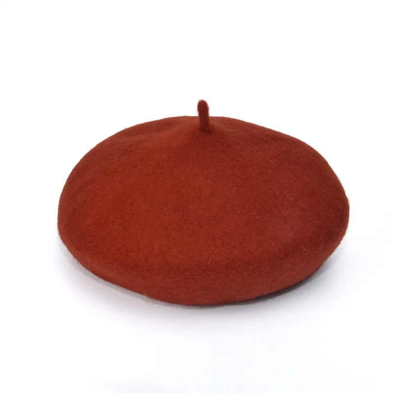 Topi Baret Mutiara Wol Perancis Anak 