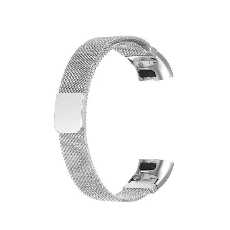 Магнитный ремешок для часов из нержавеющей стали для huawei Band 3/Band 3 Pro TER-B09 TER-B29 браслет - Цвет: Silver