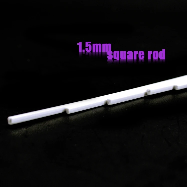 100 шт. архитектура модель решений 1,5*1,5 мм квадратный стержень модель stick ABS пластик 50 см длинные