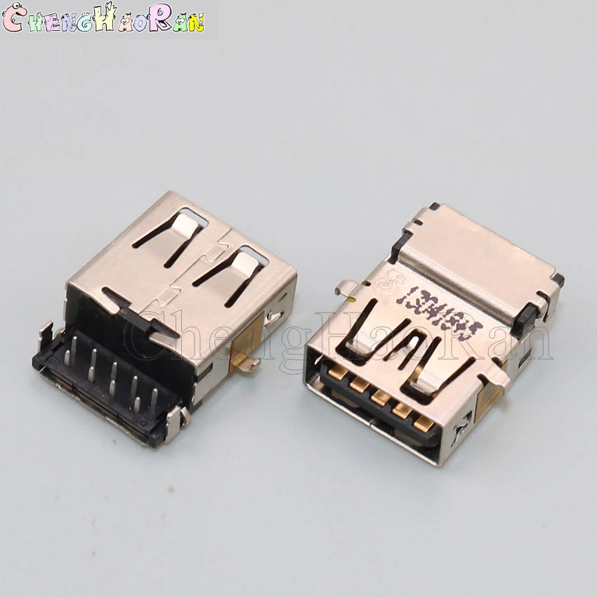 USB Adapter 2x Laptop 3.0 USB Jack Female Connector Socket for Lenovo V110 700 15isk V110 15IKS Notebook repair parts USB Port 3.0