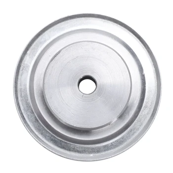 

Silver Tone Aluminum Alloy 100 Teeth 8mm Pilot Bore Screwed Timing Pulley