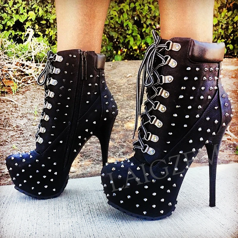 studded platform shoes