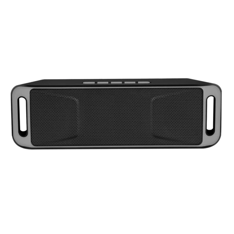 Портативный беспроводной Bluetooth динамик TF USB FM радио встроенный микрофон двойной