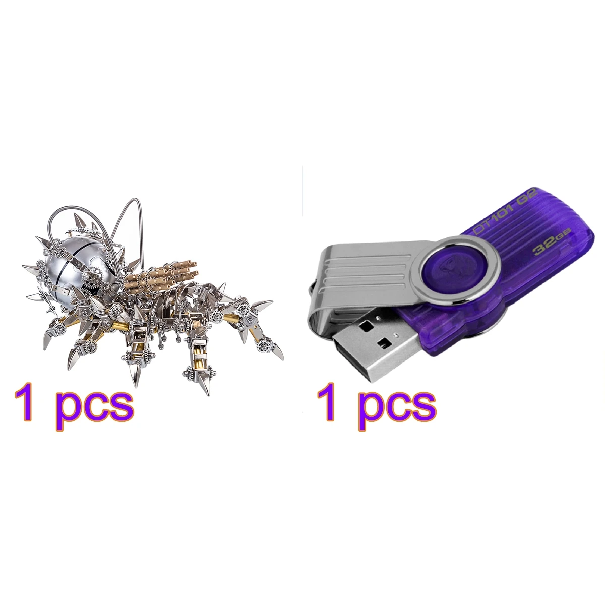 DIY Сборная модель комплект 3D из нержавеющей стали механическая модель Bluetooth аудио Шестерня модель образование Рождественский подарок на день рождения-тарантулы