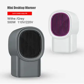 

500W Electric Heater Portable Mini Desktop Warmer Machine for Car Home Office Ceramic Fast Heat Handy Room Heating Fan