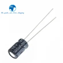 50 шт Высокое качество 16V100UF 5*7 мм 100 мкФ 16V 5*7 электролитический конденсатор с алюминиевой крышкой