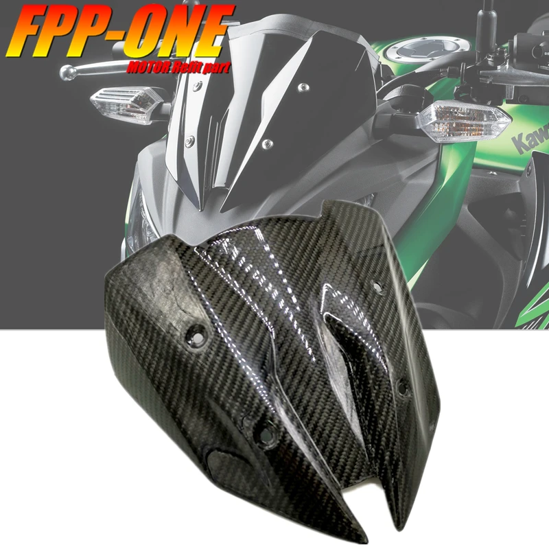 FOR KAWASAKI Z300 Z250 2013-2018 Motorcycle Parts Fairing Carbon Fiber Windshield | Автомобили и мотоциклы
