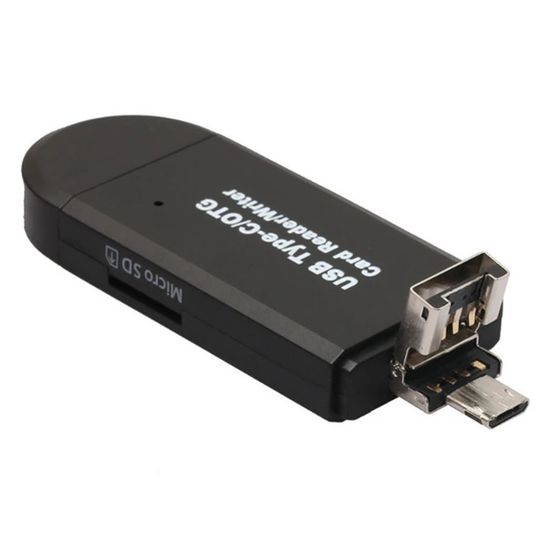 Кард-ридер флэш-накопитель высокоскоростной USB 2,0 TF/SD/Micro SD Kart Тип C кард-ридер для Android Phone Tablet PC