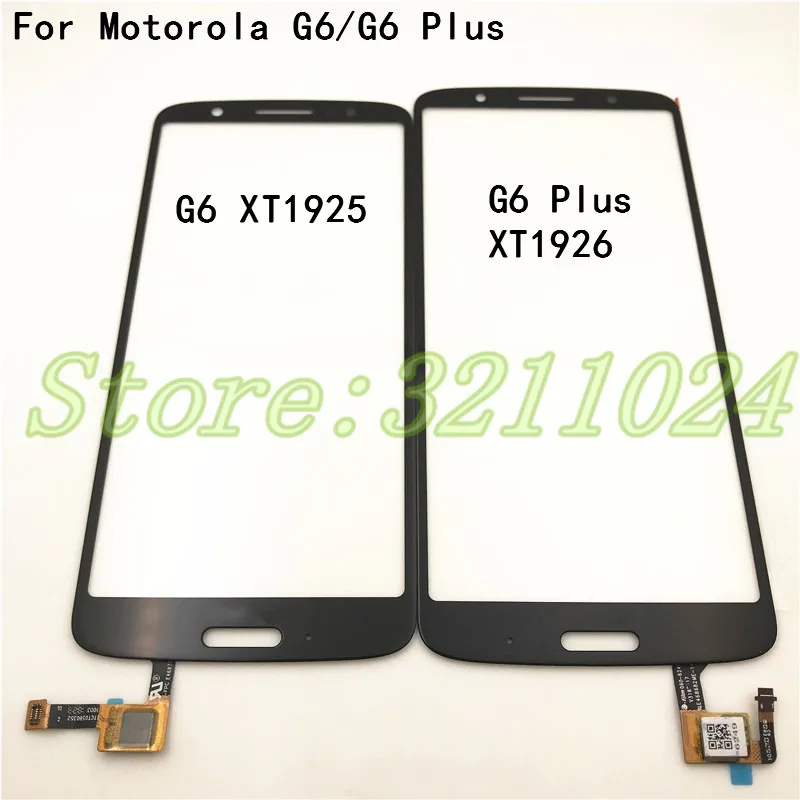 Высокое качество тестирование для Motorola Moto G6 XT1925/G6 Plus XT1926 сенсорный экран сенсор дигитайзер стеклянная панель Запчасти