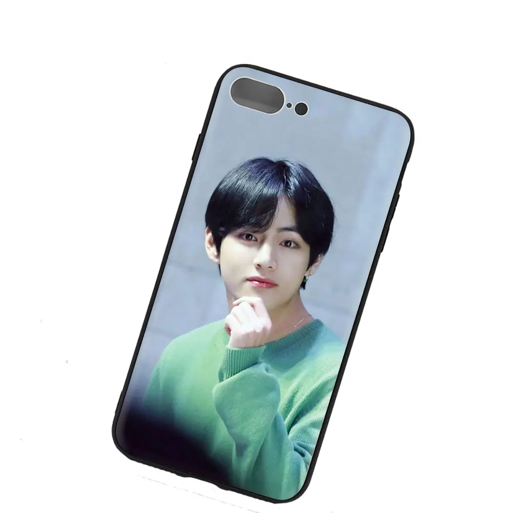 Kim V Taehyung Мягкий ТПУ силиконовый чехол для телефона для iPhone 5 5S 6 6s 7 8 Plus 11 Pro X XR XS MAX