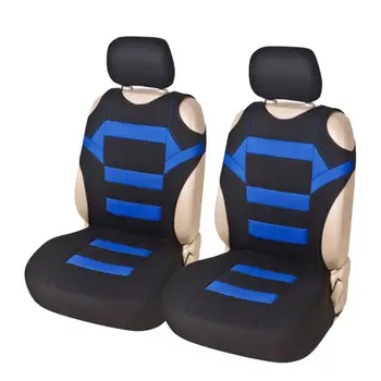 

2PCS Universal Auto Car Seat Covers Mesh Sponge Interior Accessories T Shirt Design Front Waterproof Car Seat Covers