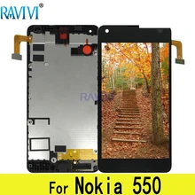 Nokia Lumia 550 display frente de cristal intercambio de sustitución Display Touch Screen disco