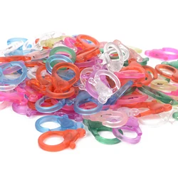 Colorful Mixed Plastic Lobster Clasp Hooks - DIY Jewelry Finding End Connectors for Necklaces and Bracelets (Pack of 20) (Mixed Color)