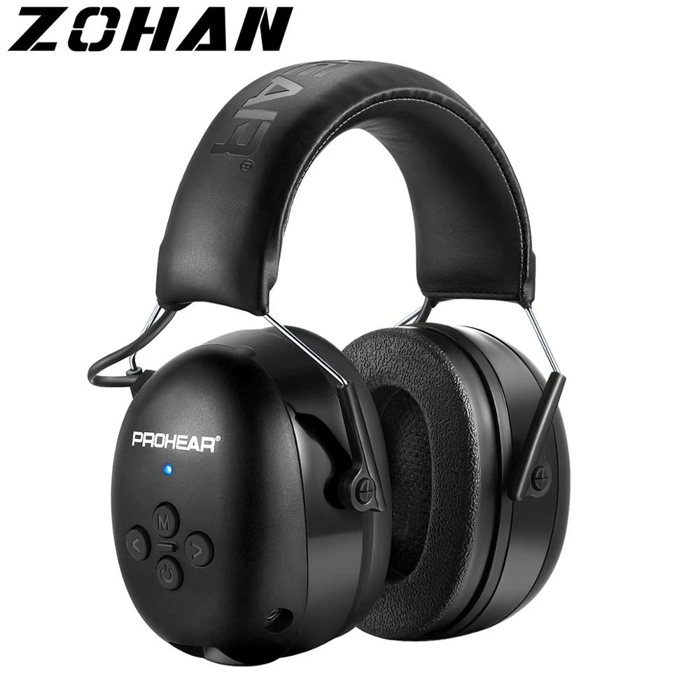 ZOHAN electrónicos con Bluetooth 5,0, cascos protección auditiva para música, reducción de ruido y carga|Protectores de oído| - AliExpress