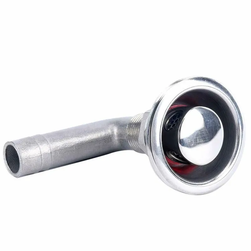 5//8/" Marine Boat Fuel Gas Tank Vent Stainless Steel Flush Mount 90 Degree