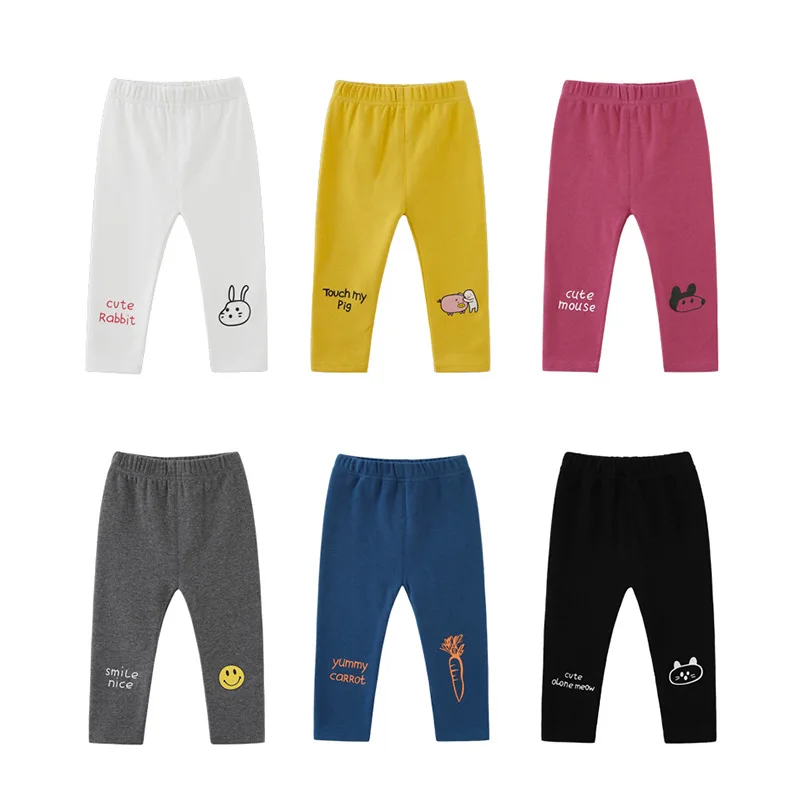 Chen Mom/детская одежда; леггинсы для девочек; Верхняя одежда на весну и осень; Стрейчевые брюки; универсальная одежда для маленьких девочек 1-3-5 лет