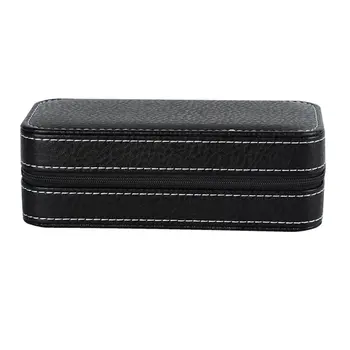 

Portable Mini Leather Jewelry Box Organizer Travel Case Earring Ring Necklace Storage Velvet Jewelry Box Organizer Hot