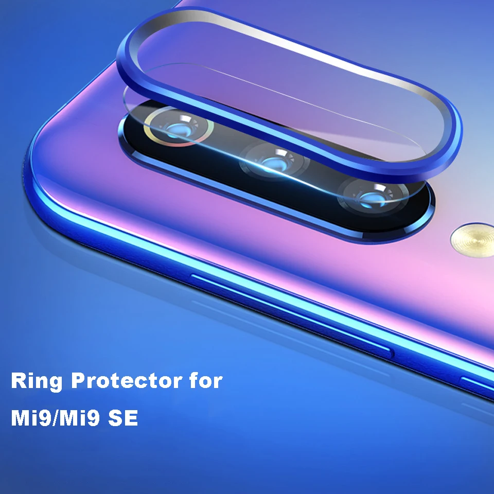 Защитное стекло для камеры mi 9 для Xiaomi mi 9 SE 9se Xia mi Xi mi мягкая пленка для объектива задний Чехол с металлическим кольцом на Xio mi Red mi Note 7 Pro Note8