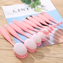 Naifumodo 10pcs/set Coloring Brush Ink Blending Brushes with 10 Different Sizes Fine To Broad Applications