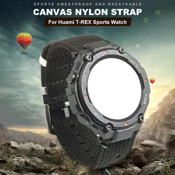 

Premium Canvas Strap For Amazfit T-Rex Replacement Wristband Sports Band Strap For Amazfit T-Rex Smartwatch Accessories