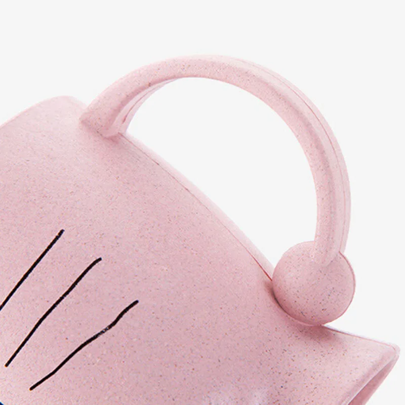 Practical- Wheat Straw Cute Tea Coffee Mug Tooth Cup Home Travel Bathroom 300ml