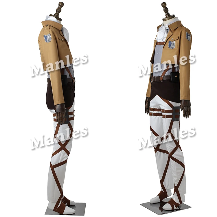 Костюм для косплея «атака на Титанов»; костюм Леви ривайл; костюм для косплея Акермана; аниме «Shingeki no Kyojin Survey Corps»; костюм на Хэллоуин
