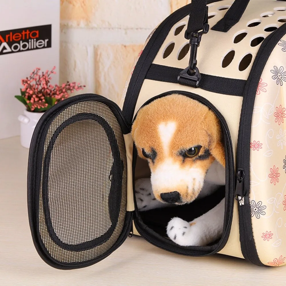 EVA складные маленькие сумки для переноски домашних животных Одиночная дорожная