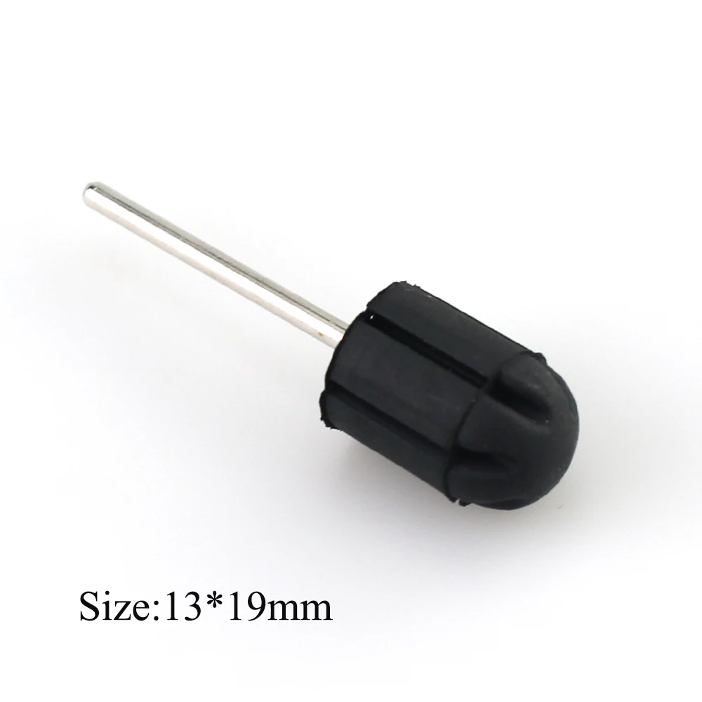High Quality 1PCS Rubber Drill Bit Match Nail Sanding Cap Accessrry Electric Nail Drill Manicure Pedicure Art Tools 3