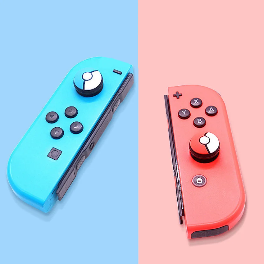 Silicone Pokemon Style Analog Thumb Grips Joystick Cover Caps Poke Ball Button Skin For Nintendo Switch Joy Con Controller Replacement Parts Accessories Aliexpress Silicone Pokemon Style Analog Thumb Grips Joystick Cover Caps Poke Ball Button Skin For Nintendo Switch Joy Con Controller Replacement Parts Accessories Aliexpress