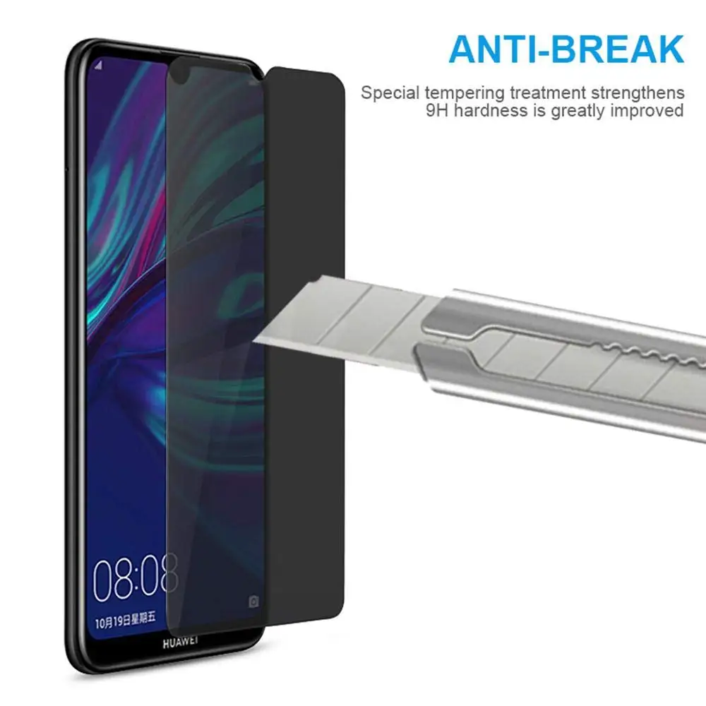 2.5D 9H защита экрана конфиденциальности для LG Stylo 6 Q60 2019 антибликовое закаленное