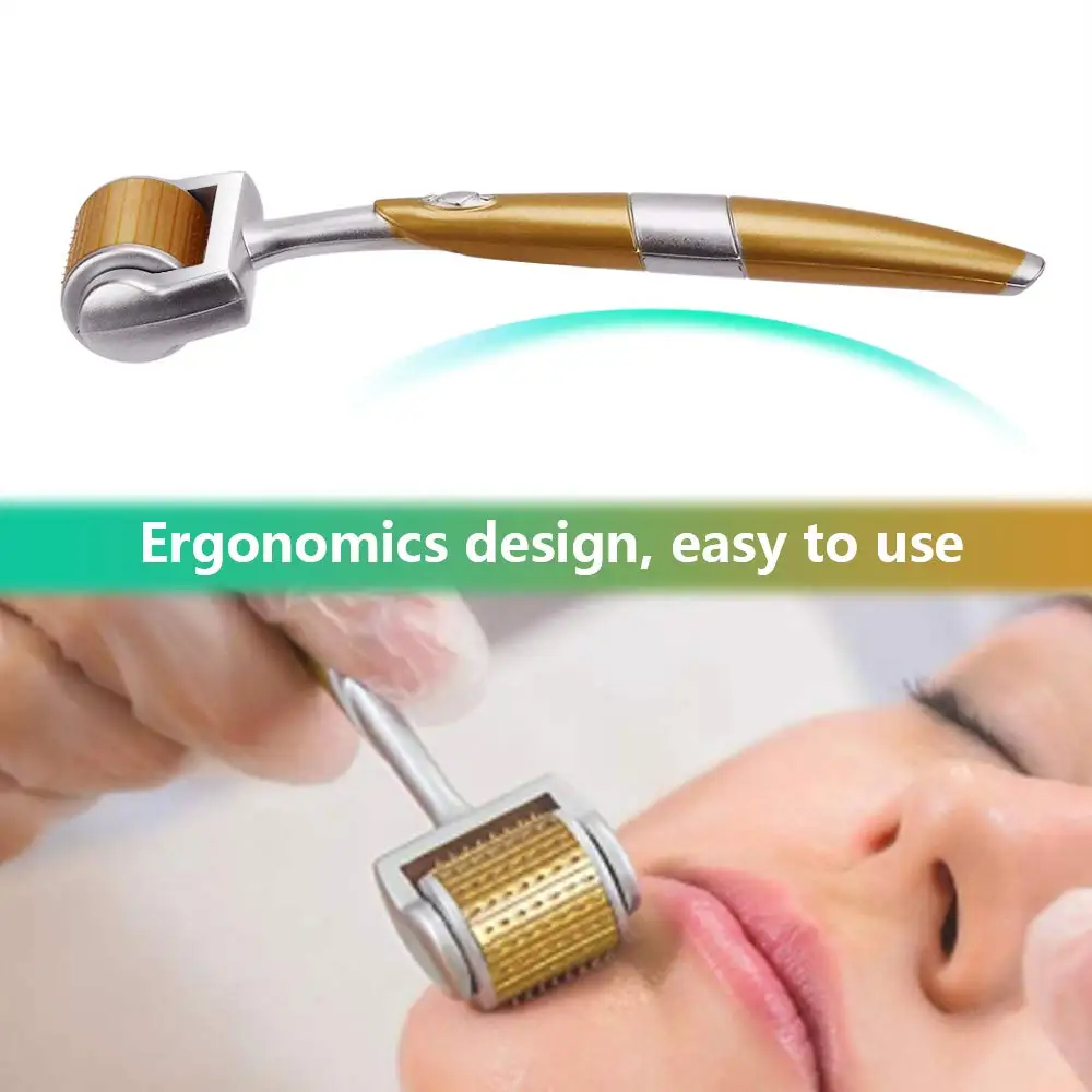 Профессиональный титановый ZGTS Derma Roller 192 игл уход за кожей лица лечение выпадения