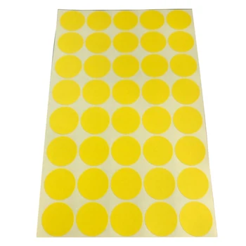

25mm Round Circle Label Sticker Writing Filling Self Adhesive Scrapbooking Coding DIY School Notes Office Sticky Dots Blank