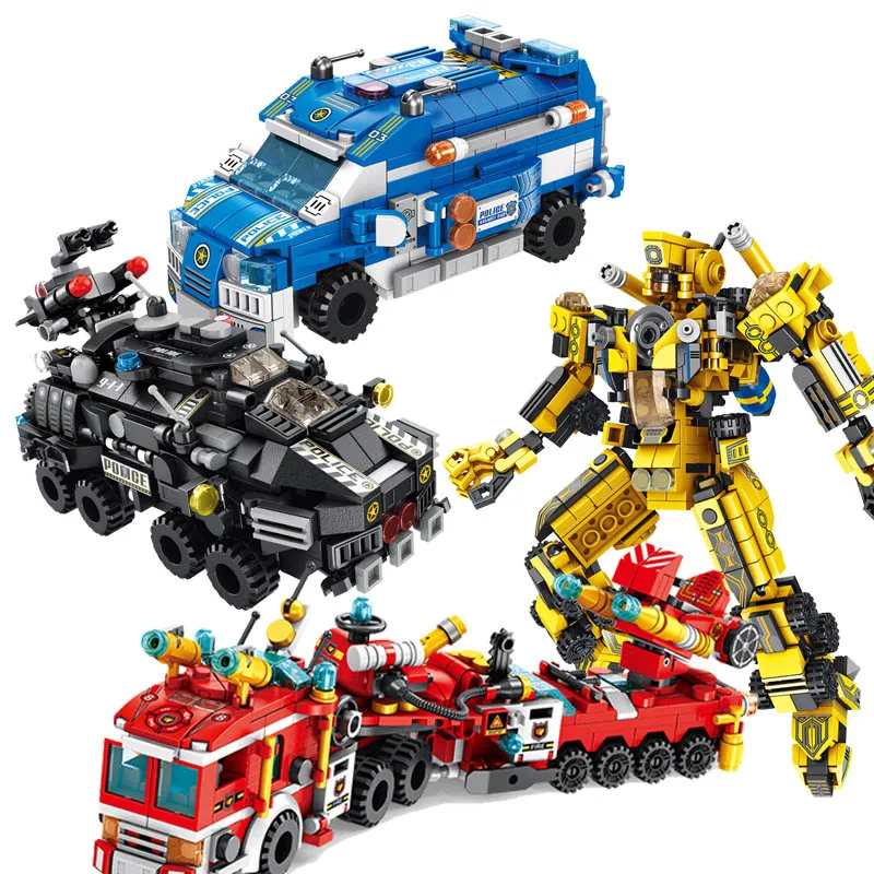 

12 In 1 Transformation Engineering Building Blocks Compatibie Legoinglys Technic Assembled Model Kit Toys For Children DIY Gifts